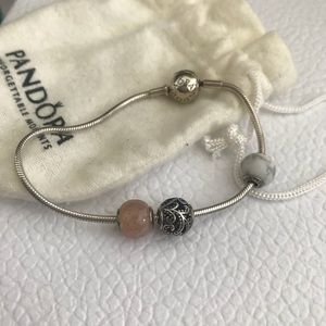 Pandora Essence Collection Bracelet + 3 charms